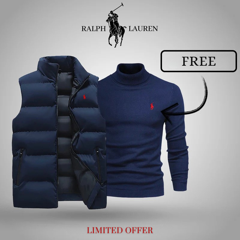 Ꮢalph Lauren™ Västen + Gratis Tröja (UTFÖRSÄLJNING)