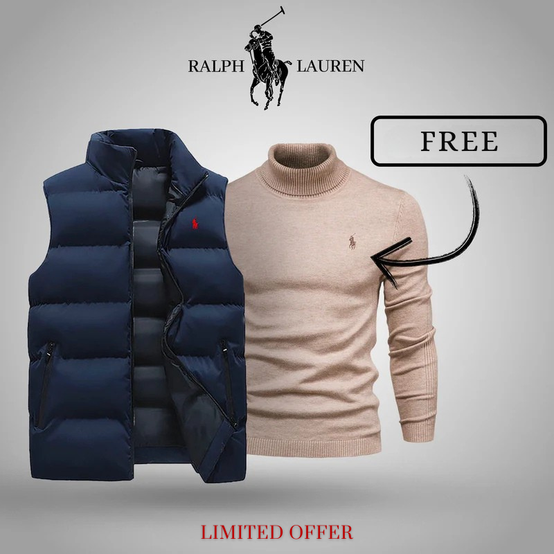 Ꮢalph Lauren™ Västen + Gratis Tröja (UTFÖRSÄLJNING)