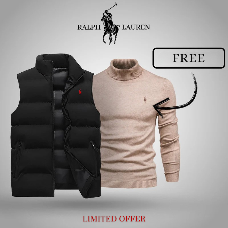 Ꮢalph Lauren™ Västen + Gratis Tröja (UTFÖRSÄLJNING)
