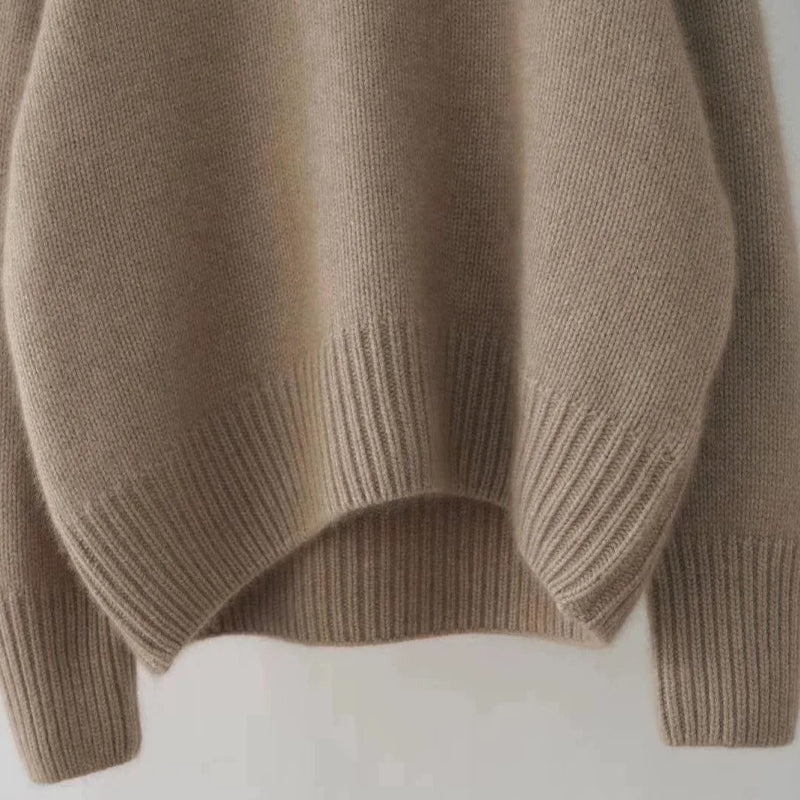 Zoe mjuk minimalistisk tröja