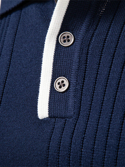 Ꮢalph Lauren™ Premium Stickad Långärmad Piké