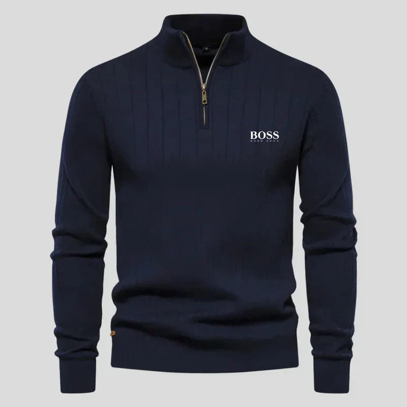 BOSS™ - Tröja med dragkedja