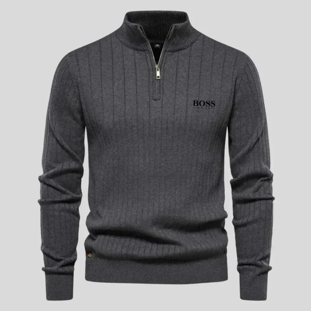BOSS™ - Tröja med dragkedja