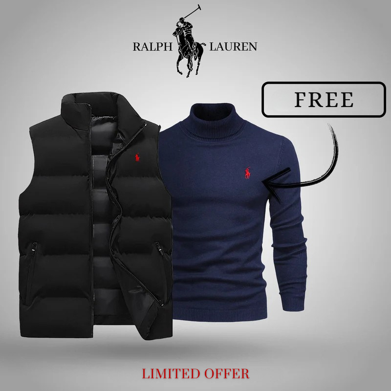 Ꮢalph Lauren™ Västen + Gratis Tröja (UTFÖRSÄLJNING)
