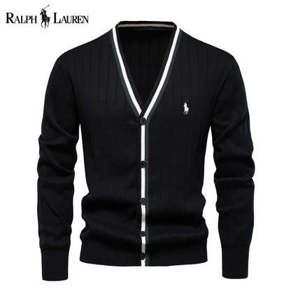 Ꮢаlрh Ⅼаurеn™ Lyxig Ribbstickad Kofta 