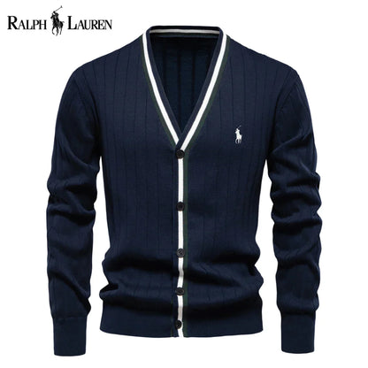 Ꮢаlрh Ⅼаurеn™ Lyxig Ribbstickad Kofta 