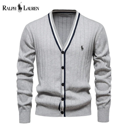Ꮢаlрh Ⅼаurеn™ Lyxig Ribbstickad Kofta 