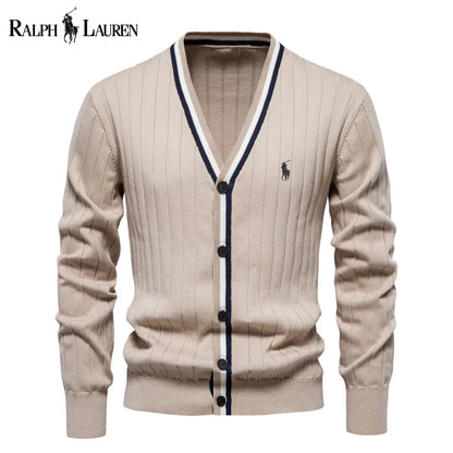 Ꮢаlрh Ⅼаurеn™ Lyxig Ribbstickad Kofta 