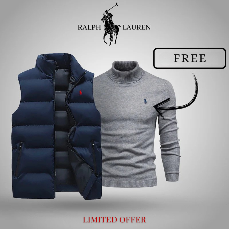 Ꮢalph Lauren™ Västen + Gratis Tröja (UTFÖRSÄLJNING)