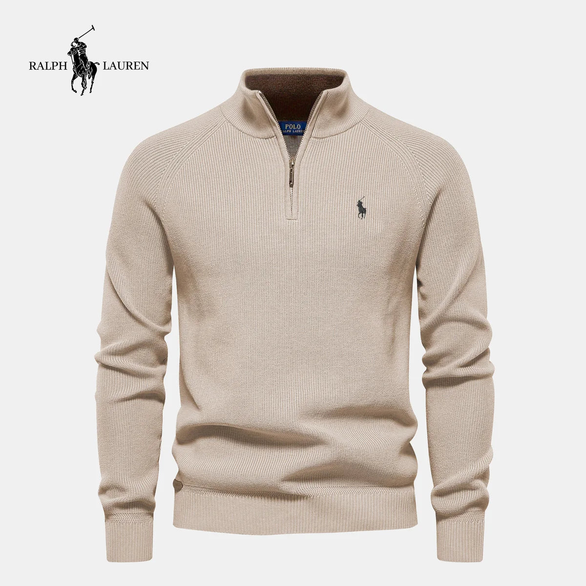 Ꮢalph Lauren™ Premium Half-Zip Tröja 