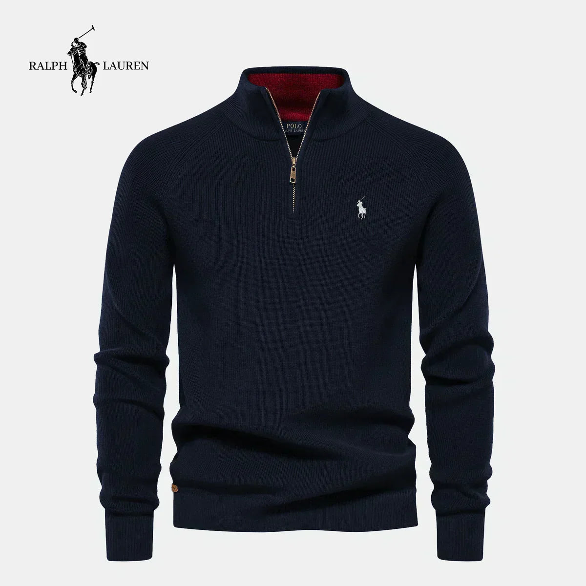 Ꮢalph Lauren™ Premium Half-Zip Tröja 