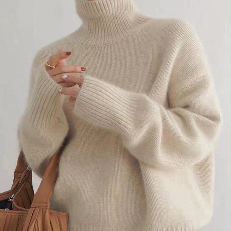Zoe mjuk minimalistisk tröja