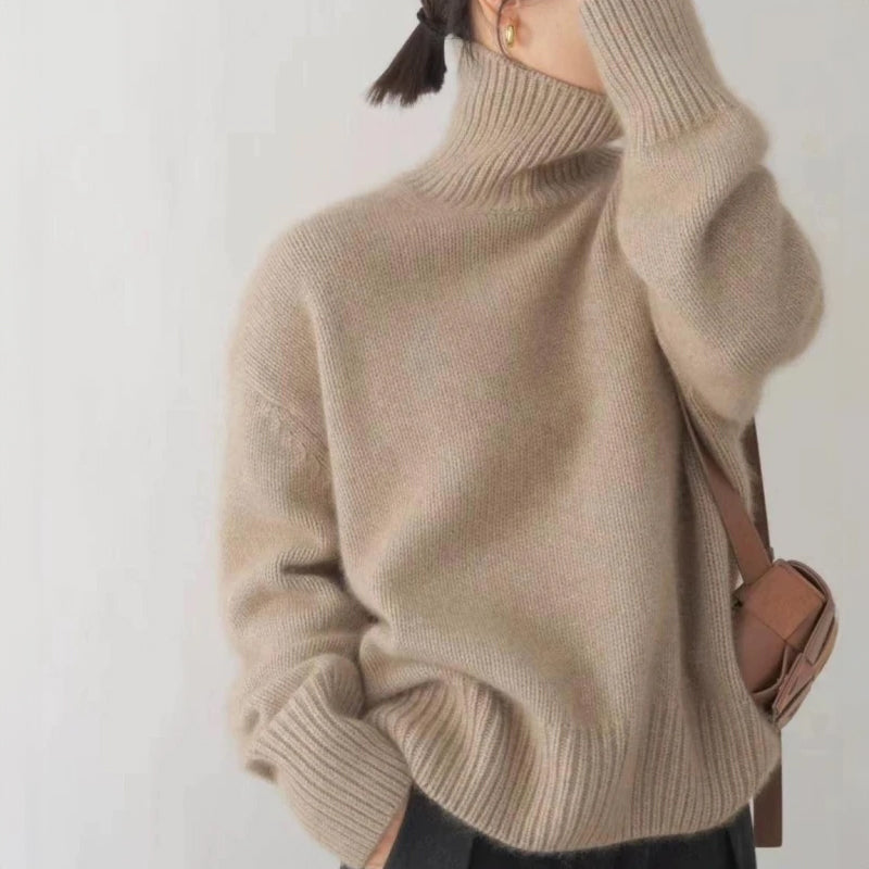 Zoe mjuk minimalistisk tröja