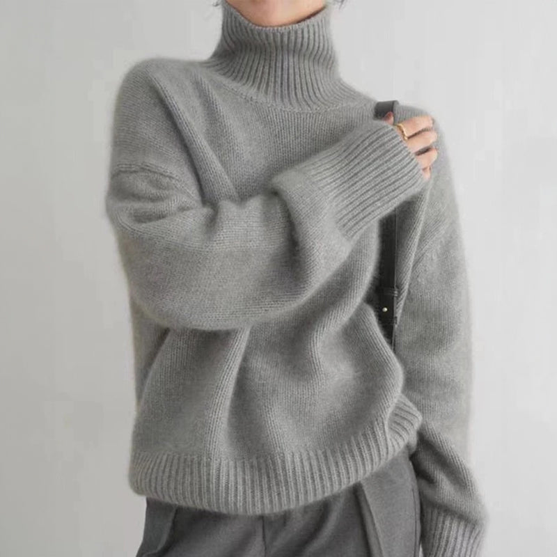 Zoe mjuk minimalistisk tröja