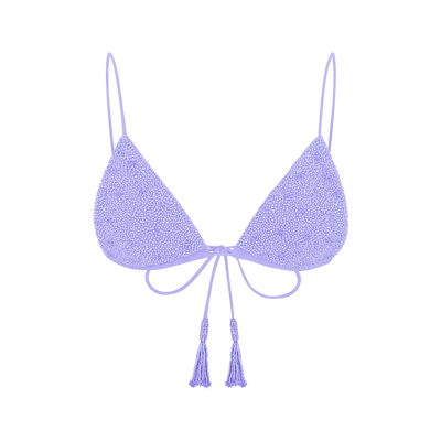 Nixie Triangle Shape Bikini Top Yellow